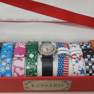 Kessaris Watch Set 8 Holiday Bands Watch Set